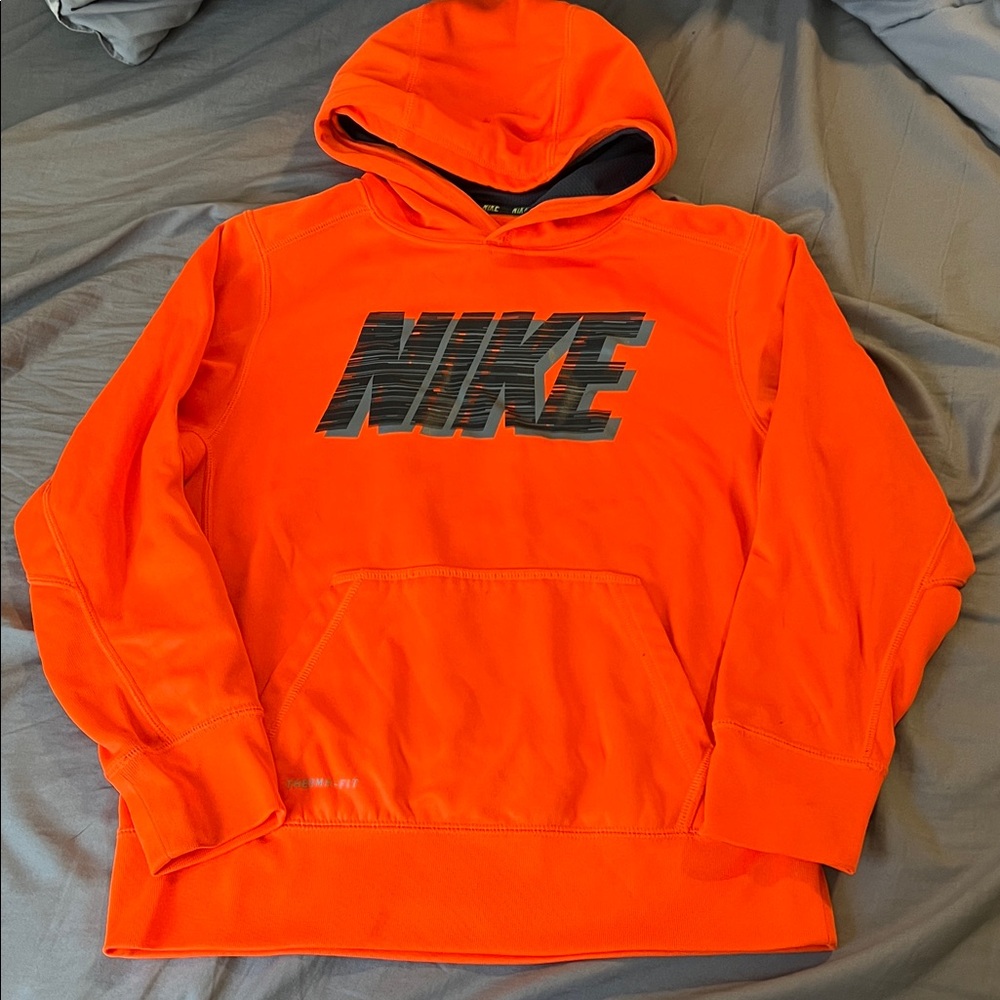 Nike Vibrant Orange Pullover Hoodie